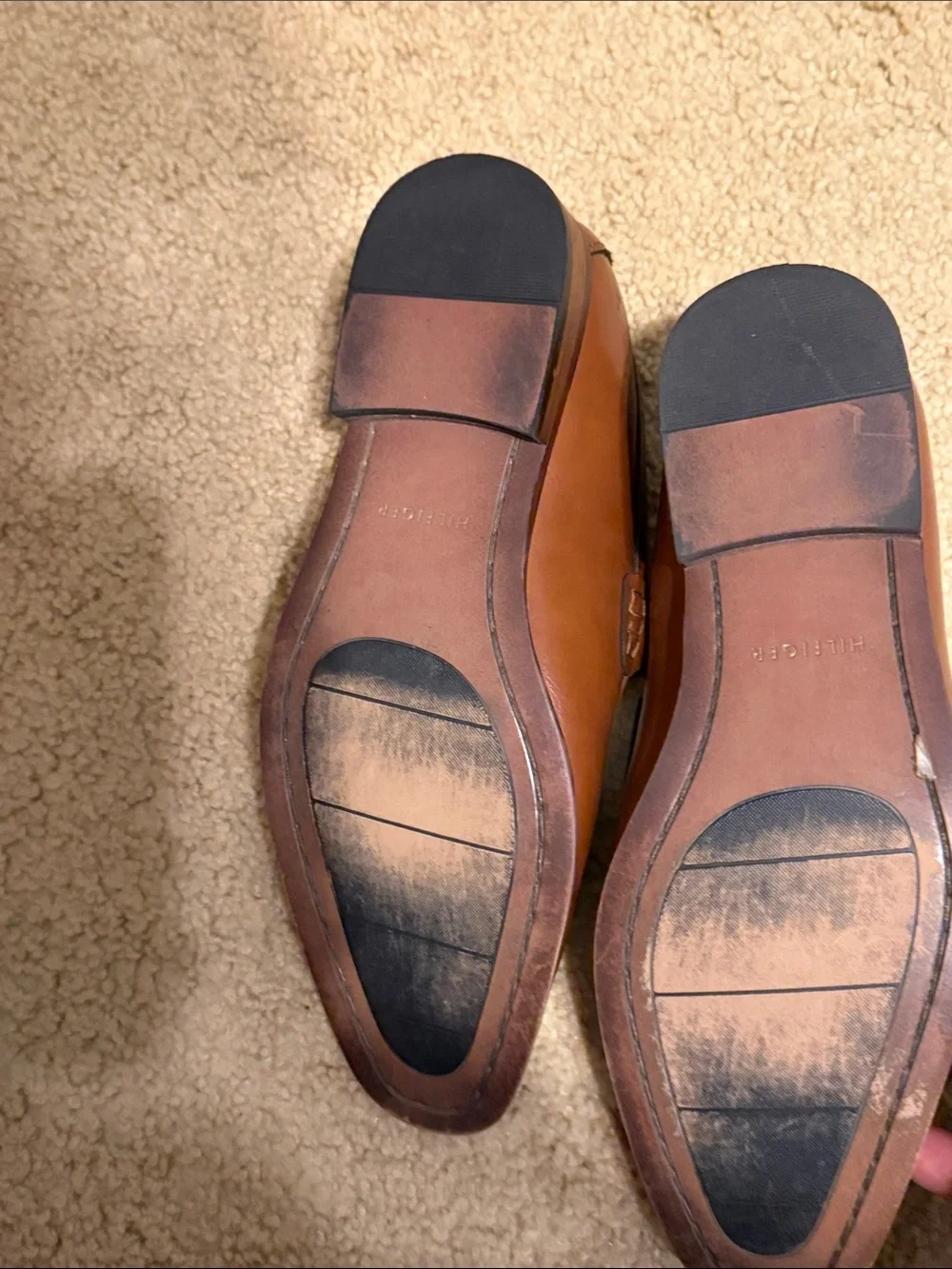Tommy Hilfiger Men's Tan Leather Bit Loafers